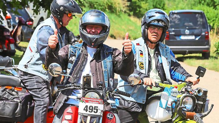 »Marathon« zieht 724 Fahrer an: Münchweier wird zum Moped-Mekka