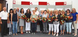 Zahlreiche Mitarbeiter der Sozialstation wurden beim Dankesfest in Ettenheim für langjähriges Engagement geehrt.  Foto: Sozialstation