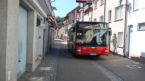 Vor allem Linienbusse und Kraftfahrer machen die Bergstraße zum Nadelöhr.  Foto: Bea Foto: Schwarzwälder Bote
