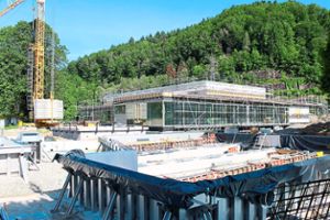 Das Kinzigtalbad soll den derzeitigen Planungen nach Ende des Jahres bis Anfang 2020 fertig gestellt sein.  Archivfoto: Störr Foto: Schwarzwälder Bote