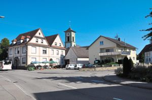 In der Ortsmitte in Kürzell soll hinter der alten Schule mehr Wohnraum entstehen. Foto: Lübke