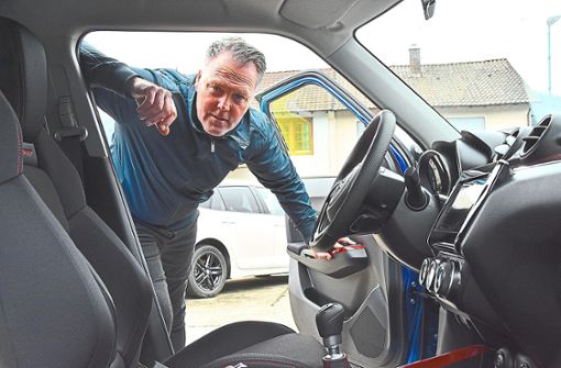 Autohändler Petro Müller hofft wie seine Kollegen auf eine Besserung der Lage. Foto: Piskadlo