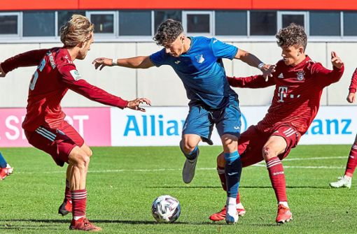 Umut Tohumcu aus Offenburg (hier in einem Jugendspiel) hat am letzten Spieltag der Saison für Hoffenheim sein Debüt in der Ersten Liga gegeben. Foto: Eibner