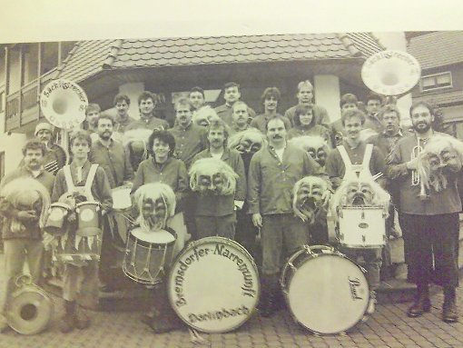 Im Jahr 1984 gehörte die Guggemusik noch der Bremsdorfer Narrenzunft Dörlinbach an. Foto: Verein Foto: Lahrer Zeitung