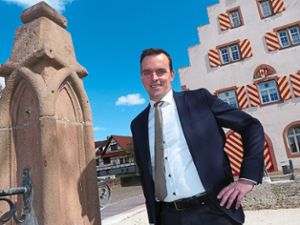 Auch nach vier Jahren ist Erik Weide mit seinem Beruf  mehr als  zufrieden: Ich bin sehr gerne Bürgermeister, sagt er im Gespräch mit der Lahrer Zeitung.   Foto: Bohnert-Seidel
