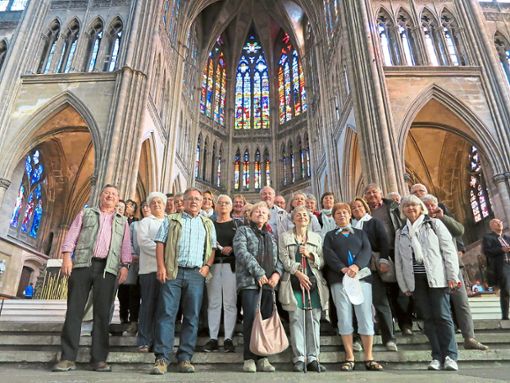 Ein Höhepunkt für die Reise-Teilnehmer war der Besuch der Kathedrale von Metz. Foto: Kulturkreis Foto: Lahrer Zeitung