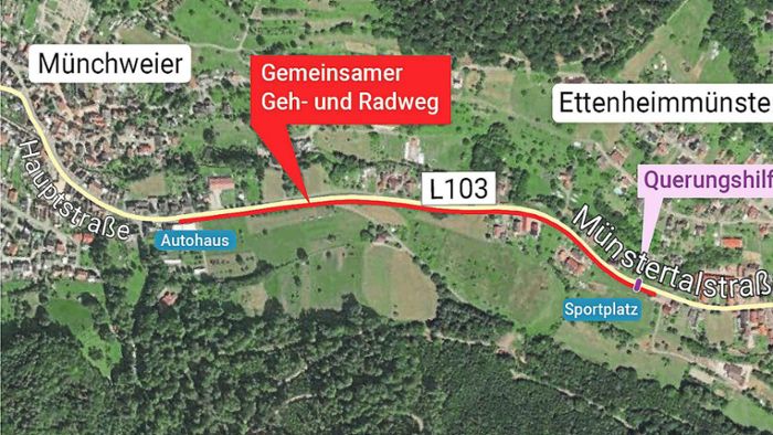 Pläne vorgestellt: Lückenschluss im  Ettenheimer Radwegenetz