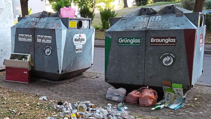 Kampagne der Stadt: Müll bleibt in Lahr vier Tage lang liegen