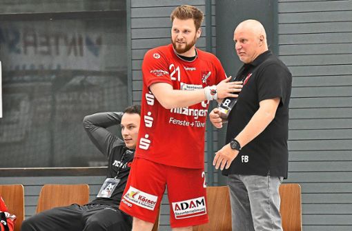 Für den TV Willstätt, rechts Co-Trainer Frederik Beker im Bild, lief beim HC Oppenweiler/Backnang fast nichts zusammen. Foto: Wendling