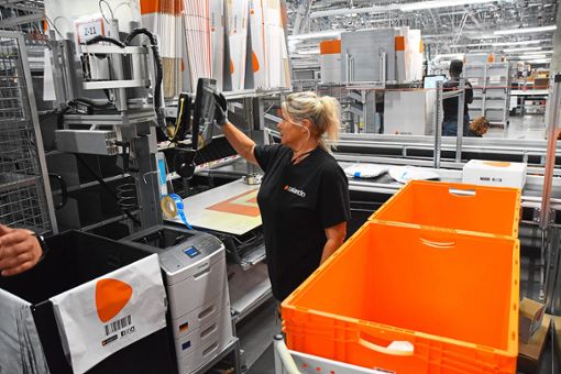 Bei Zalando im  Lahrer Logistikzentrum  wurden schon 13 000 Corona-Tests gemacht. Die großen Firmen bieten alle Tests für Mitarbeiter an. Foto: Braun