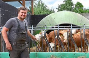 Für Landwirt Karsten Furrer steht das Tierwohl und die Liebe zur Vieh- und Feldwirtschaft im Fokus seiner Arbeit. Sein Fleisch wird regional geschlachtet und verkauft, dennoch machen Preisschwankungen ihm und seinen Kollegen zu schaffen. Foto: Hamsch