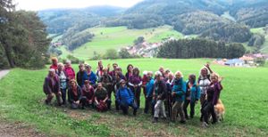 Die meditative Wanderung führte die Mitglieder des Frauenbunds rund um das Bergdorf Schweighausen. Foto: privat Foto: Lahrer Zeitung
