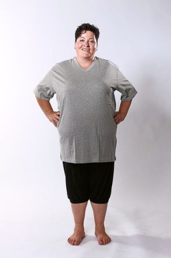 Gewicht verlieren, Geld gewinnen – das wünscht sich die 38-jährige Sandra aus Rust.  Foto: Sat.1/Müller