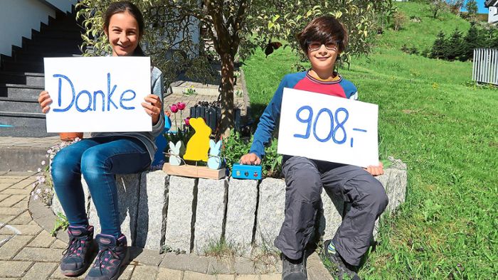Kinder basteln für Kinder: Mehr als 900 Euro für junge Ukrainer
