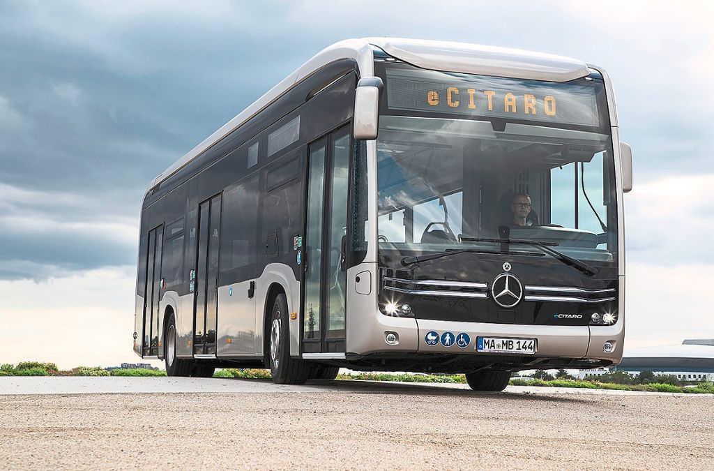 Fährt ab 2022 mit Strom und einer Brennstoffzelle mit Wasserstoff: der neue Bus der SWEG. Foto: Daimler Truck AG Foto: Lahrer Zeitung