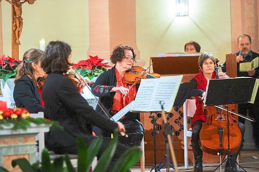 Die Musik passte gut in die vorweihnachtliche Zeit. Foto: Breuer Foto: Lahrer Zeitung