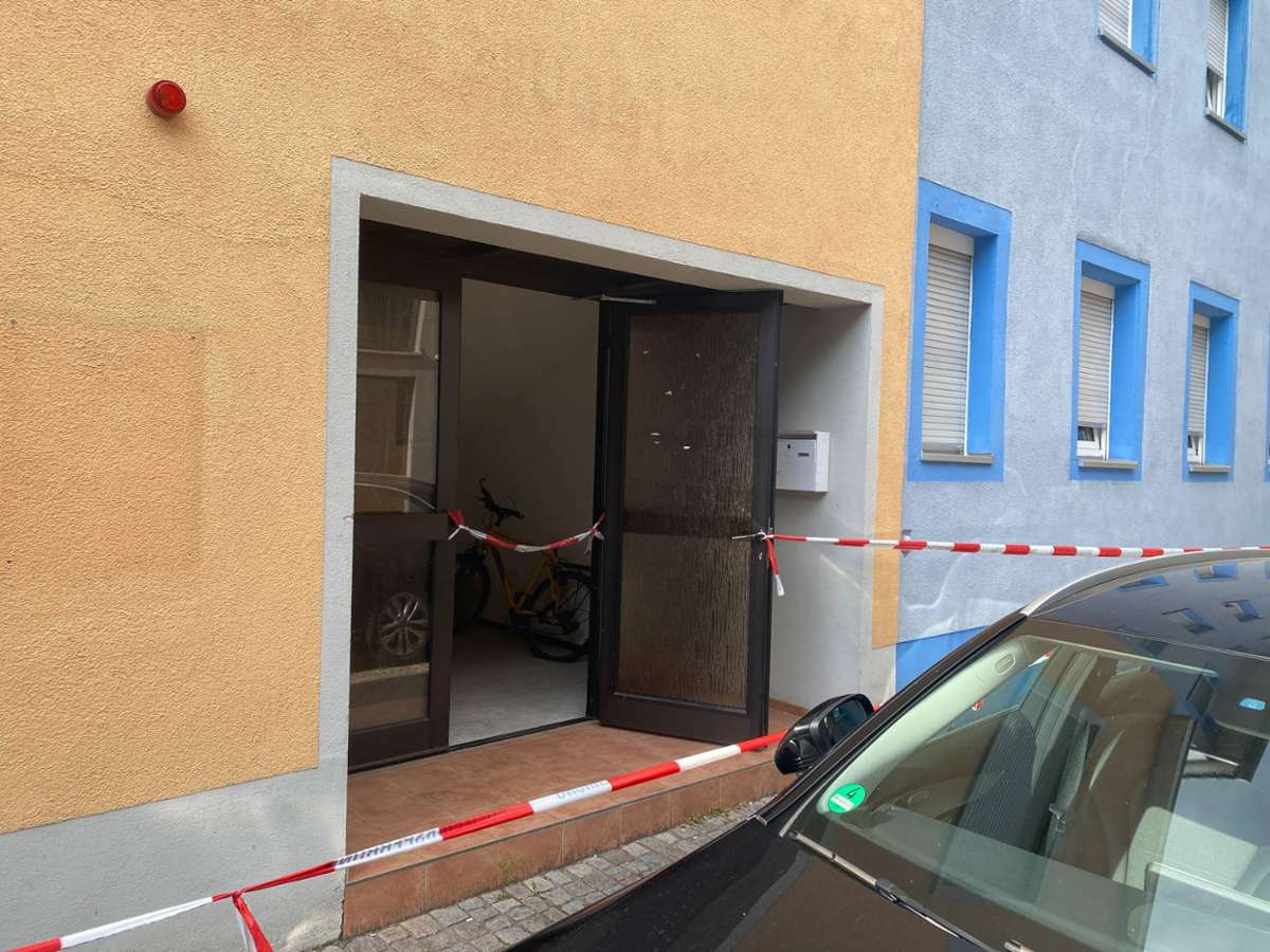 Der Schauplatz des Verbrechens: die Obdachlosenunterkunft in der Offenburger Kesselstraße Foto: Marco Dürr/Einsatz-Report 24