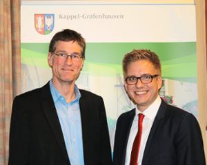 Der Vorsitzende und sein Stellvertreter: Kai-Achim Klare (rechts) und Jochen Paleit Foto: mut Foto: Lahrer Zeitung