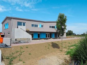 Anfang September soll  der Kindergarten St. Barbara in Ettenheim fertig sein. Foto: Stadt Foto: Lahrer Zeitung
