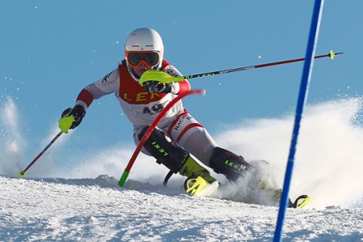 Holte in ihrer Lieblingsdiziplin, dem Slalom,  den zweiten Platz: Alessia Panduritsch. Foto: Hartmann Foto: Schwarzwälder Bote
