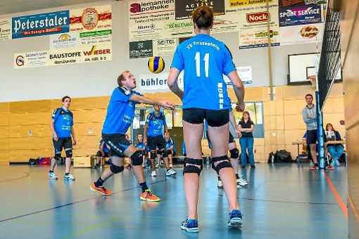 Die Volleyballer des TV Friesenheim sicherten sich beim Heimspiel einen Platz im Mittelfeld. Foto: Bohnert-Seidel