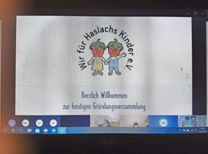 Per Video-Konferenz wurde der neue Förderverein Wir für Haslachs Kinder gegründet.Screenshot: Störr Foto: Schwarzwälder Bote