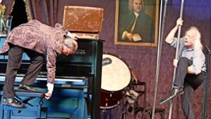 „Gogol und Mäx“: Musikkomiker sorgen in Friesenheim für viele Lacher
