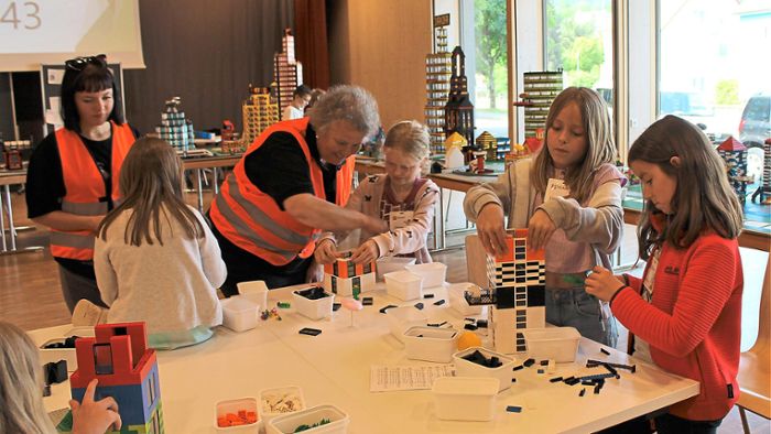 Bauen ist großes Thema: Aus 70 000 Legosteinen entsteht Stadt