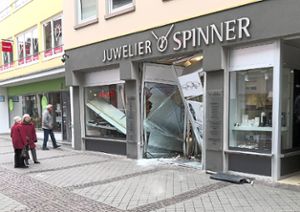 Juweliergeschäfte in Lahr und Offenburg (Bild) wurden im Frühjahr von Blitz-Einbrechern überfallen. Foto: Archiv Foto: Lahrer Zeitung