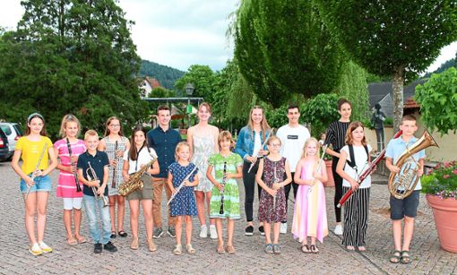 Die erfolgreichen Teilnehmer bei Jugend musiziert wurden  ausgezeichnet.Foto: Störr Foto: Schwarzwälder Bote