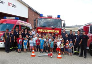 Die Neurieder Feuerwehr beteiligt sich  wieder am Ferienprogramm. Im vergangenen Jahr war der Andrang groß. Foto: Archiv Foto: Lahrer Zeitung