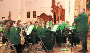 Mit schönen – und wärmenden –  Klängen erfüllten die Musiker aus Ettenheimmünster die Wallfahrtskirche St. Landelin. Es war das neunte Konzert dieser Art. Foto: Hiller