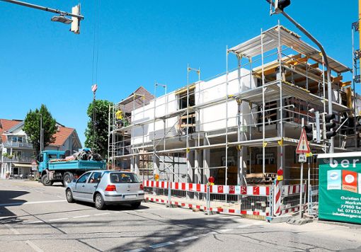 Bis zum Frühjahr 2020 soll die Neubebauung des Löffler-Areals fertig sein.  Foto: Baublies Foto: Lahrer Zeitung