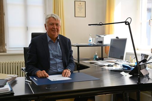 Bürgermeister Siegfried Scheffold hat angekündigt, dass er im Februar 2023 in den Ruhestand gehen wird.  Foto: Kornfeld