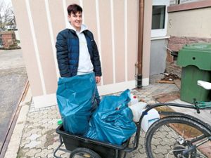 Niklas Meier hatte genug: Er hat sich auf den Weg gemacht und in Schwanau allerlei Müll aufgesammelt.  Foto: privat