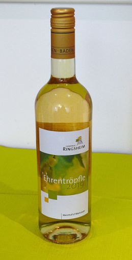 Besonderer Wein für besondere Anlässe: das Ringsheimer Ehrentöpfle 2019 Foto: Lahrer Zeitung