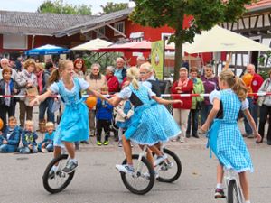 Im vergangenen Jahr sorgten Einradfahrer in Altenheim für Unterhaltung.  Foto: Archiv