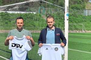 Torsten Griesbaum (links) wird im Sommer beim FV Sulz Co-Trainer von Florian Ey. Foto: Verein