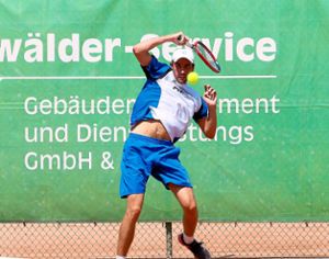 Mannschaftsführer Philipp Bauer und der TC BW Oberweier II streben als Aufsteiger in der Oberliga den Klassenerhalt an.  Foto: Fissler Foto: Lahrer Zeitung