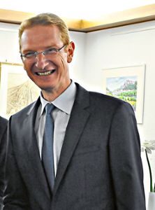 Thomas Gedemer übernimmt den Chefsessel im Herbolzheimer Rathaus.   Foto: Ande