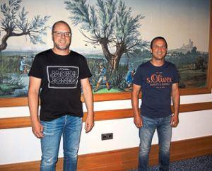 Die beiden Vorsitzenden des AV Germania Stefan Frick (Finanzen) und Michael Lehmann (Bereich Sport)Foto: Jehle Foto: Schwarzwälder Bote