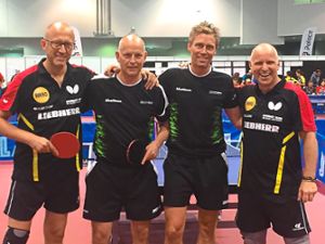 Peter Wode (von links), Erik Lindh, Jörgen Persson und Thomas Huck. Fotos: Verein Foto: Lahrer Zeitung