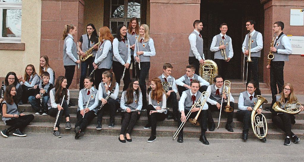 Beim Jugendorchester werden Nachwuchsmusiker schon früh an die sinfonische Blasmusik herangeführt.