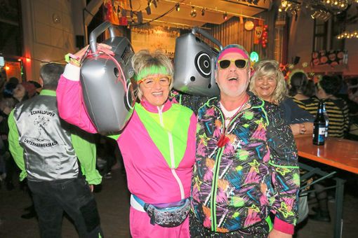 Herrliche Kostüme und jede Menge gute Laune: Die Besucher des Guggefeschts wussten zu feiern. Foto: Bohnert-Seidel