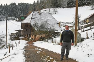 Christian Moser wohnt im Gutacher Außenbereich im Bachgrund. Die ganze Familie fährt Allrad, um das recht abgelegene Gehöft ganzjährig anfahren zu können.Foto: Jehle Foto: Schwarzwälder Bote