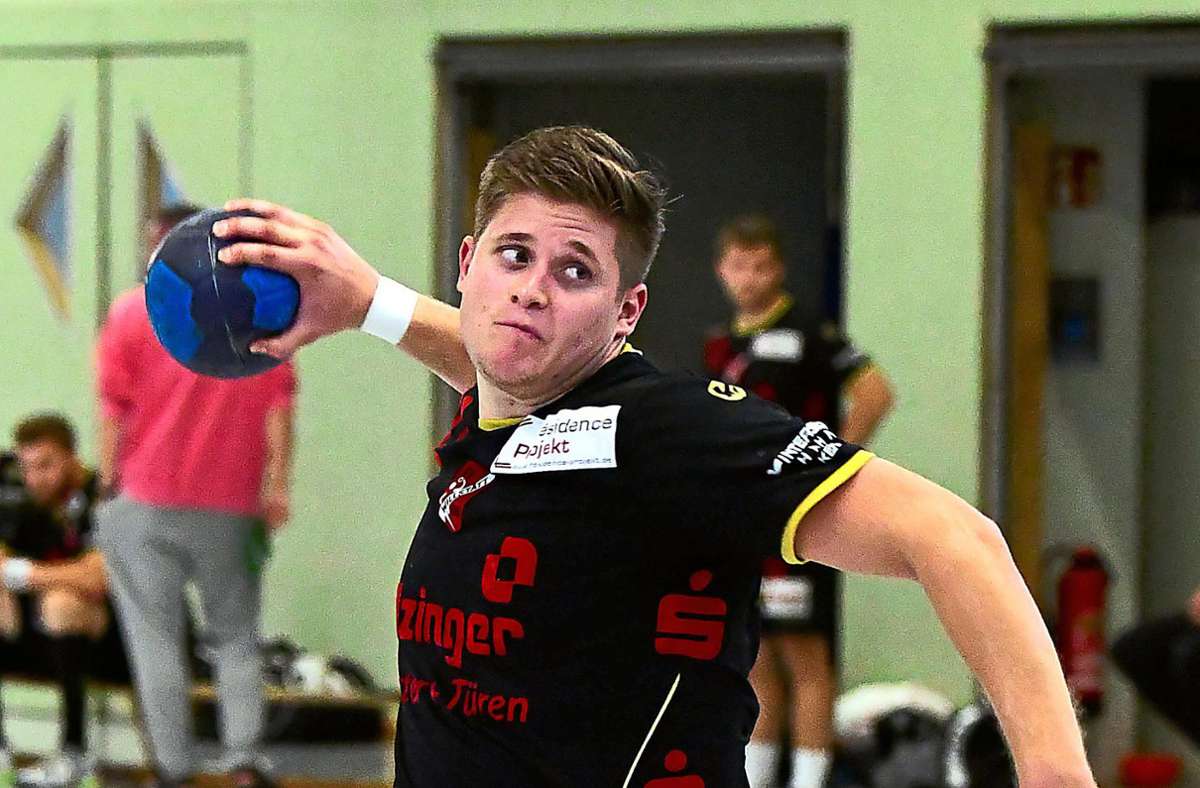 Alexander Velz nimmt den Profi-Handball ins Visier. Der Top-Torjäger des TV Willstätt schließt sich der SG BBM Bietigheim an. Foto: Wendling