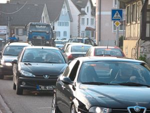 Zu viel Verkehr durch Friesenheims Hauptstraße ist eines der Probleme, die die Gemeinde angehen möchte. Foto: Archivfoto: Bohnert-Seidel