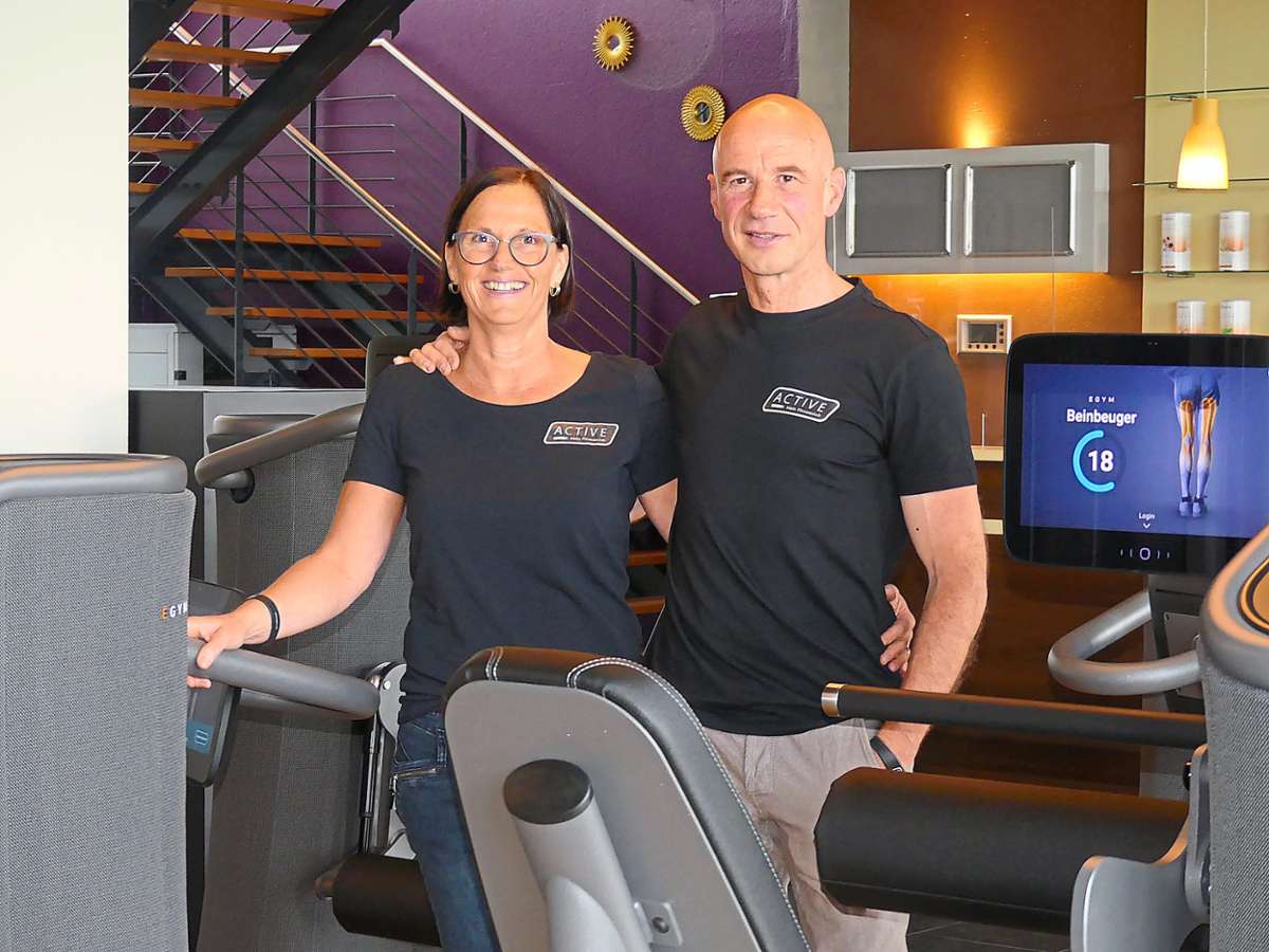 Sieben Monate mussten Carmen Herbst und Matthias Geiger ihr Fitnesstudio in Friesenheim geschlossen halten. Sie  sind froh, wenn es endlich wieder los geht. Foto: Bohnert-Seidel