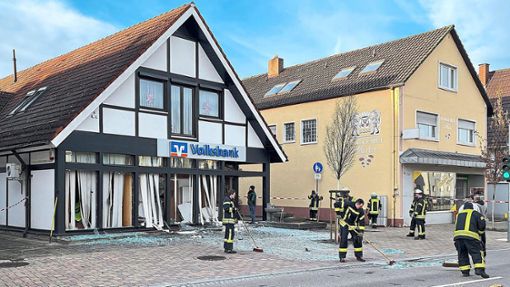 Im Dezember 2022 wurde der Geldautomat in Grafenhausen gesprengt. Foto: Göpfert