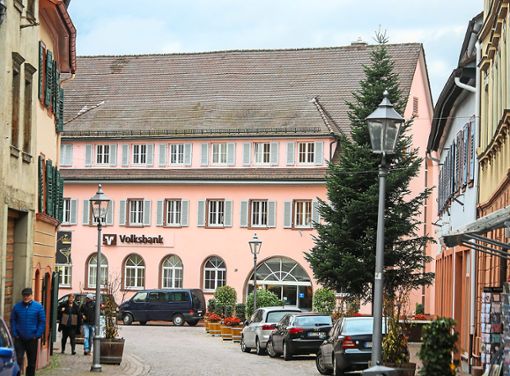 Die Volksbank gibt ihr Gebäude in der Ettenheimer Altstadt auf. Offensichtlich hat die Stadt Interesse an einer Übernahme. Foto: Decoux-Kone